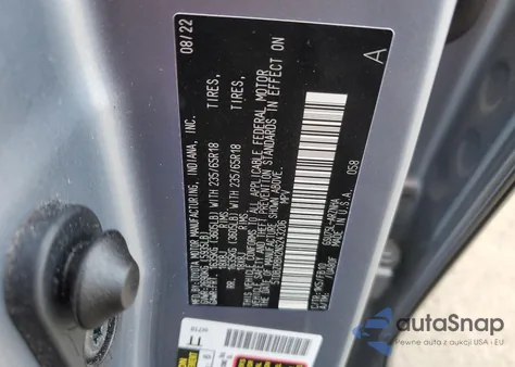 2022 Toyota Highlander L from USA, damaged, VIN 5TDBZRBH2NS243206